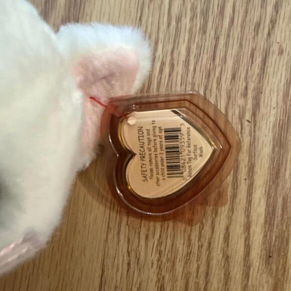 Ty Beanie Baby - FANCY the White Cat (7 Inch) - Picture 8 of 9